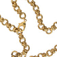 Dolce & Gabbana Gold Brass Chain Crystal Bee Pendant Charm Necklace