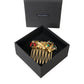 Dolce & Gabbana Gold Brass Crystal Lady Bug Women Hair Comb