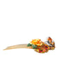 Dolce & Gabbana Gold Brass Crystal Leopard Floral Hair Comb