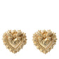 Dolce & Gabbana Gold Plated 925 Sterling Silver Devotion Cufflink