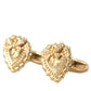 Dolce & Gabbana Gold Plated 925 Sterling Silver Devotion Cufflink