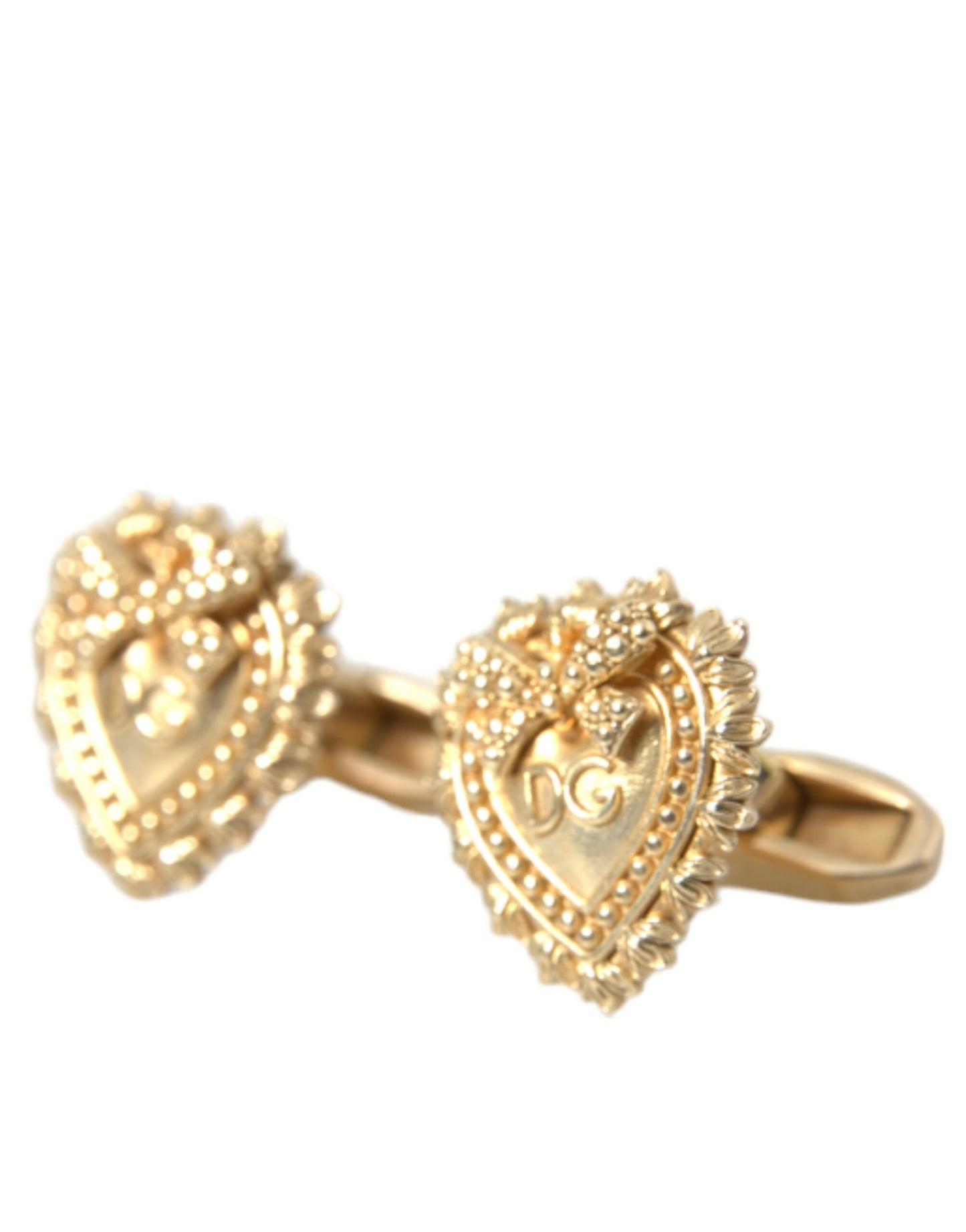 Dolce & Gabbana Gold Plated 925 Sterling Silver Devotion Cufflink