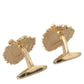 Dolce & Gabbana Gold Plated 925 Sterling Silver Devotion Cufflink