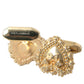 Dolce & Gabbana Gold Plated 925 Sterling Silver Devotion Cufflink