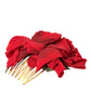 Dolce & Gabbana Red Silk Floral Gold Brass Women Hair Comb