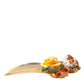 Dolce & Gabbana Gold Brass Crystal Leopard Floral Hair Comb