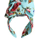 Dolce & Gabbana Turquoise Floral Applique Silk Women Headband Diadem