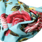 Dolce & Gabbana Turquoise Floral Applique Silk Women Headband Diadem