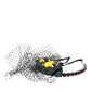 Dolce & Gabbana Black Lemons Sicily Purple Crystal Net Headband Diadem