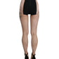 Dolce & Gabbana Silk High Waist Mini Hot Pants