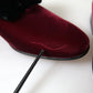 Dolce & Gabbana Burgundy Velvet Loafers - Elegance with a Twist