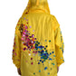 Dolce & Gabbana Yellow Crystal Embellished Hooded Jacket