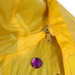 Dolce & Gabbana Yellow Crystal Embellished Hooded Jacket