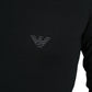 Emporio Armani Black Logo Long Sleeves Underwear Pullover Sweater