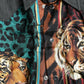 Dolce & Gabbana Multicolor Tiger Button Down Casual Shirt