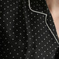 Dolce & Gabbana Black Polka Dot Silk Long Sleeve Shirt