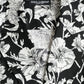 Dolce & Gabbana Black White Floral Button Down Casual Shirt