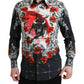 Dolce & Gabbana Slim Fit Floral Bull Cotton Dress Shirt