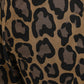 Dolce & Gabbana Brown Leopard Print Polyester Jogger Pants