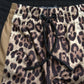 Dolce & Gabbana Brown Leopard Print Polyester Jogger Pants