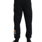 Dolce & Gabbana Black Logo Cotton Jogger Sweatpants Pants