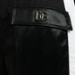 Dolce & Gabbana Black Nylon Cargo Jogger Men Sweatpants Pants