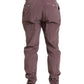 Dolce & Gabbana Purple Corduroy Cotton Stretch Skinny Pants