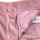 Dolce & Gabbana Pink Corduroy Cotton Stretch Skinny Cargo Jeans