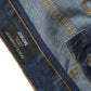 Dolce & Gabbana Blue Distressed Cotton Skinny Denim Jeans