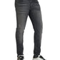 Dolce & Gabbana Gray Washed Cotton Stretch Skinny Denim Jeans