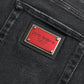 Dolce & Gabbana Gray Cotton Stretch Skinny Denim Logo Jeans