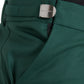 Dolce & Gabbana Green Wool Men Slim Fit Chino Pants