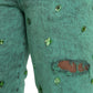 Dolce & Gabbana Green Crystals Cotton Stretch Slim Jeans