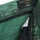 Dolce & Gabbana Green Crystals Cotton Stretch Slim Jeans