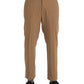 Prada Beige Cashmere Men Straight Fit Dress Pants