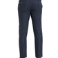 Dolce & Gabbana Navy Blue Linen Men Slim Dress Pants