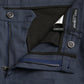 Dolce & Gabbana Navy Blue Linen Men Slim Dress Pants