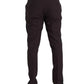 Dolce & Gabbana Dark Brown Wool Slim Fit Pants