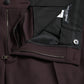 Dolce & Gabbana Dark Brown Wool Slim Fit Pants