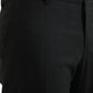 Dolce & Gabbana Black Wool Men Skinny Dress Pants