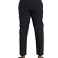 Dolce & Gabbana Blue Wool Men Skinny Dress Pants