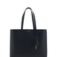 Saint Laurent Black Calf Leather Tote Shoulder Bag