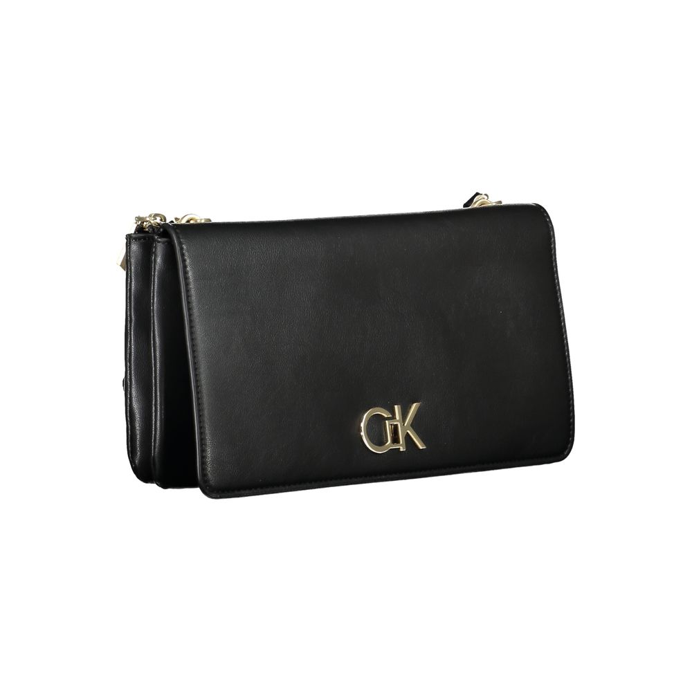 Calvin Klein Black Polyester Handbag