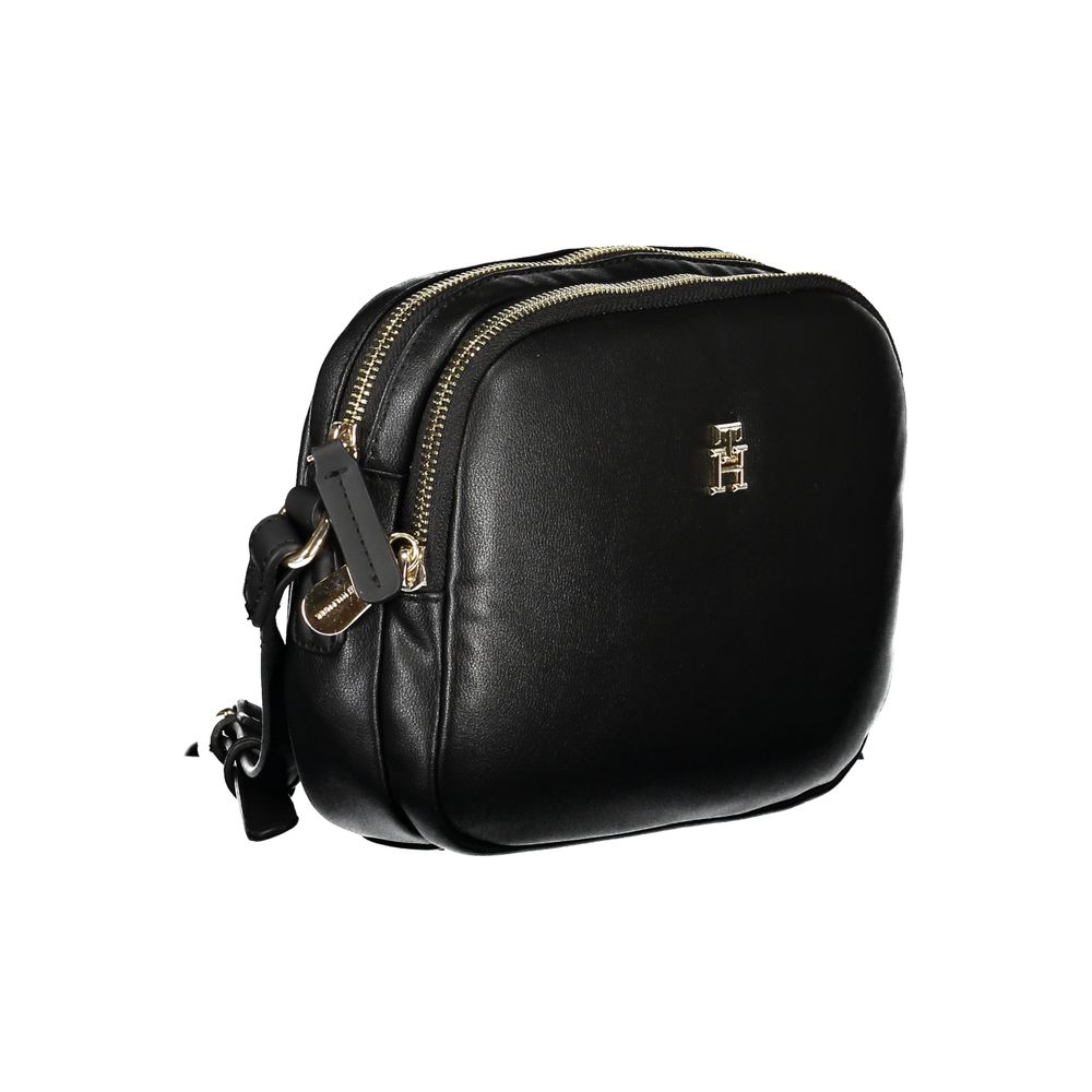 Tommy Hilfiger Black Polyester Handbag