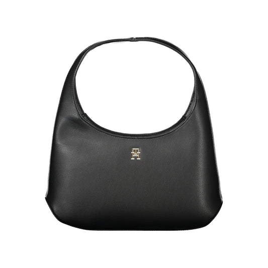 Tommy Hilfiger Black Polyester Handbag