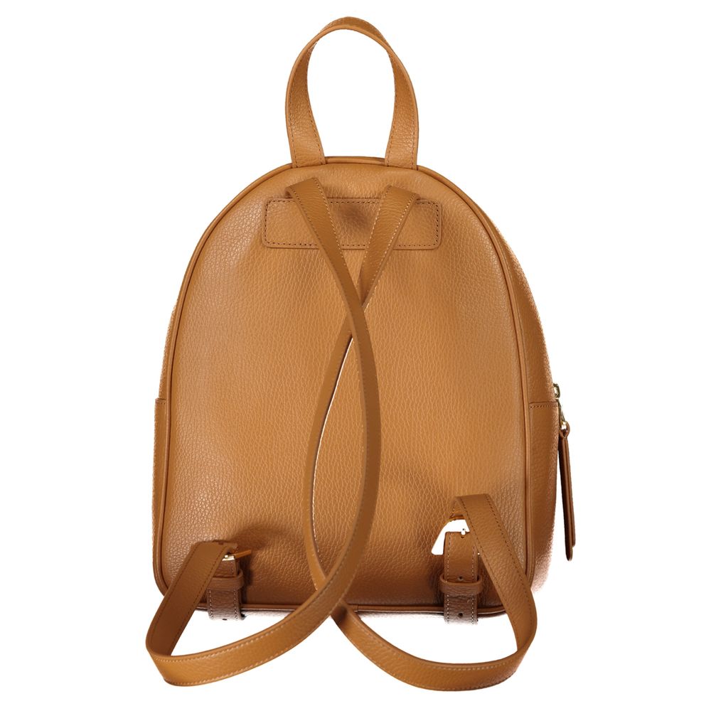 Coccinelle Brown Leather Backpack