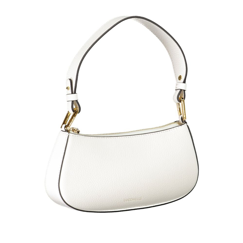 Coccinelle White Leather Handbag