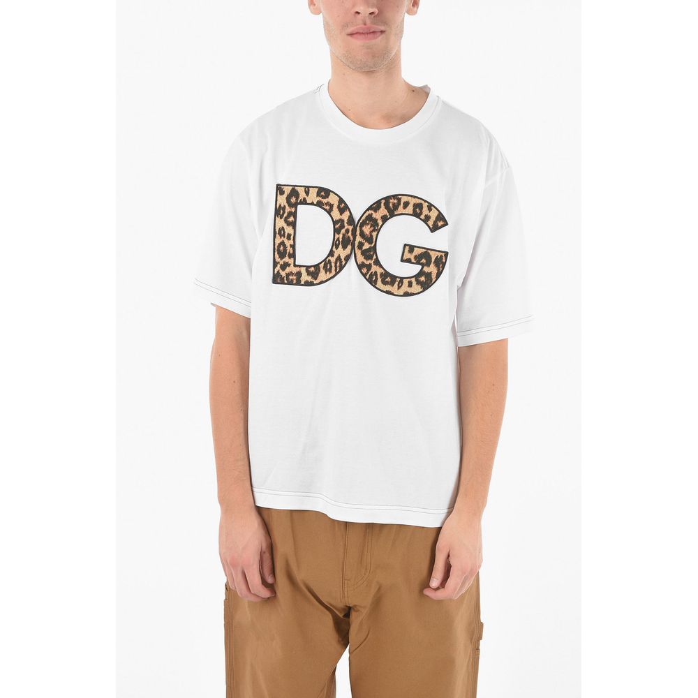 Dolce & Gabbana White Cotton T-Shirt