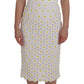 Dolce & Gabbana Sunflower Ricamo Sheath Dress