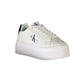 Calvin Klein White Polyester Sneaker